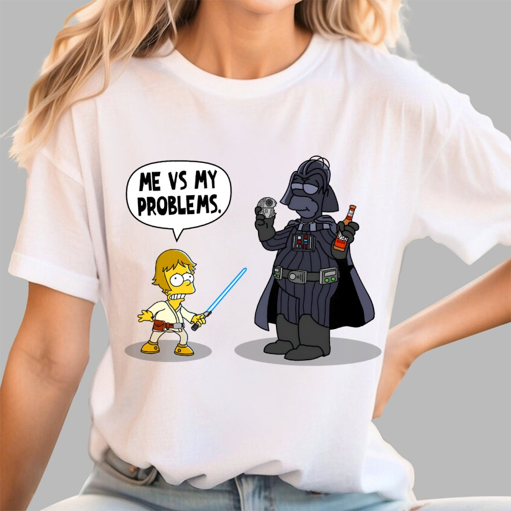 Me vs My Problems Funny Parody  T-Shirt