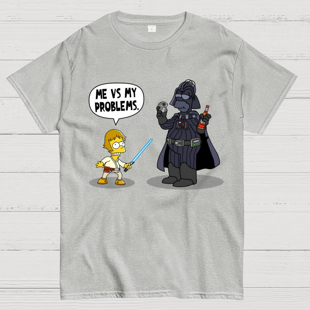 Me vs My Problems Funny Parody  T-Shirt