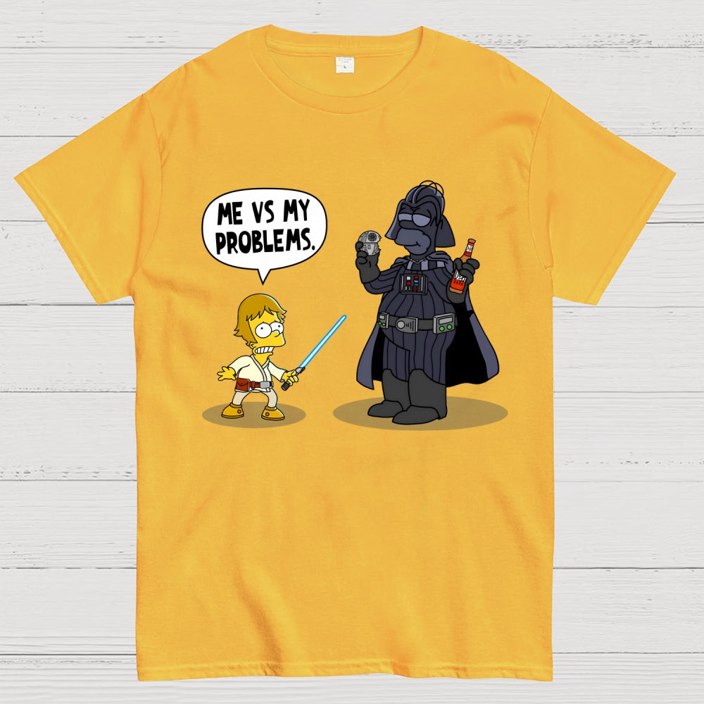 Me vs My Problems Funny Parody  T-Shirt