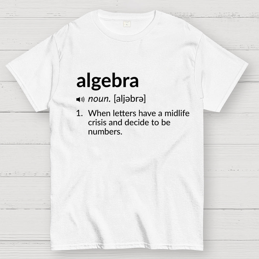 Funny Definition  Algebra Greeting  T-Shirt