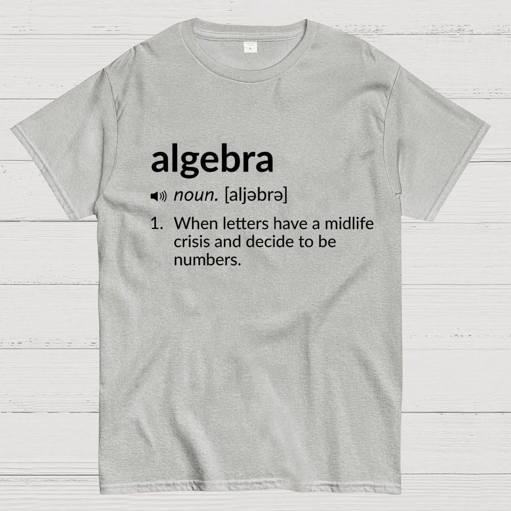 Funny Definition  Algebra Greeting  T-Shirt