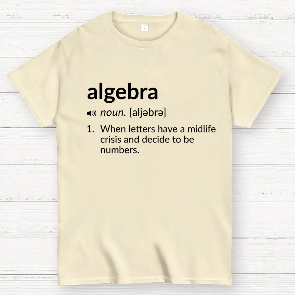 Funny Definition  Algebra Greeting  T-Shirt