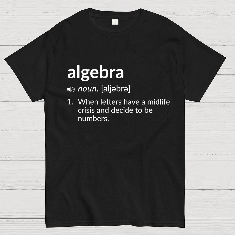 Funny Definition  Algebra Greeting  T-Shirt