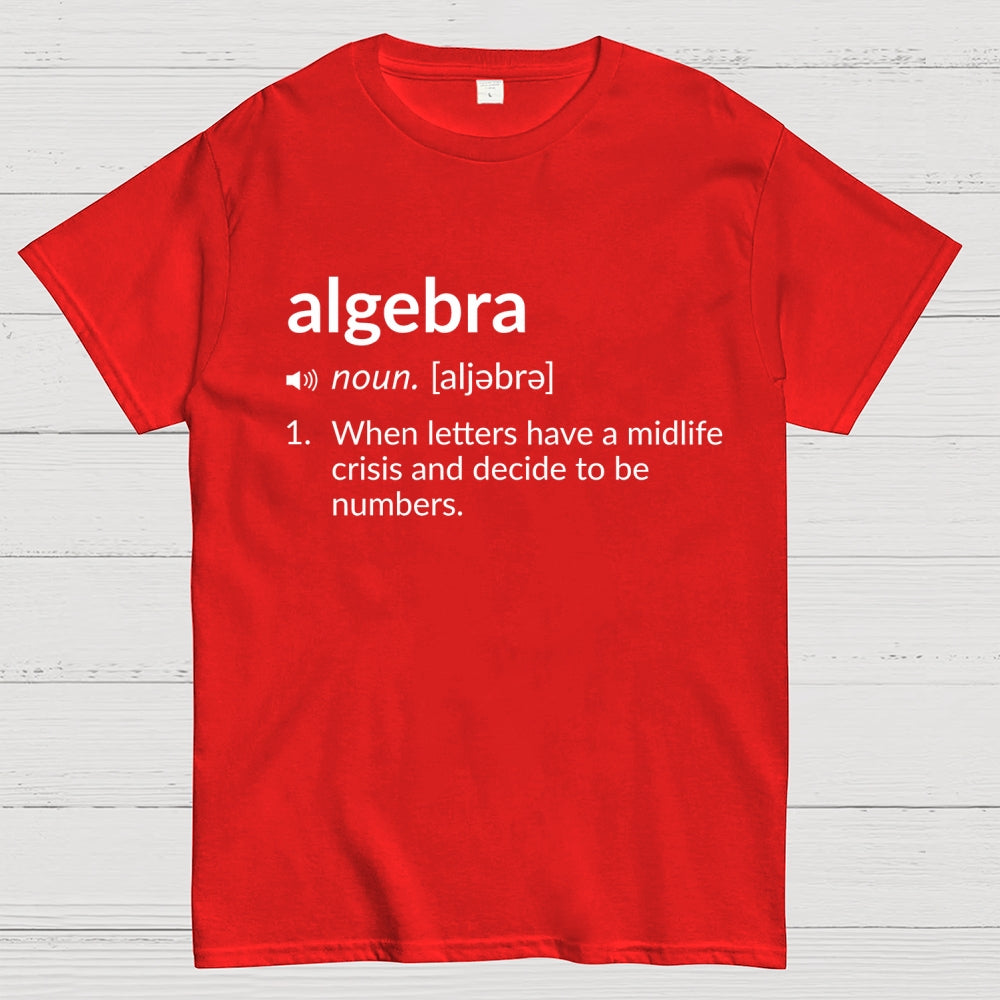 Funny Definition  Algebra Greeting  T-Shirt