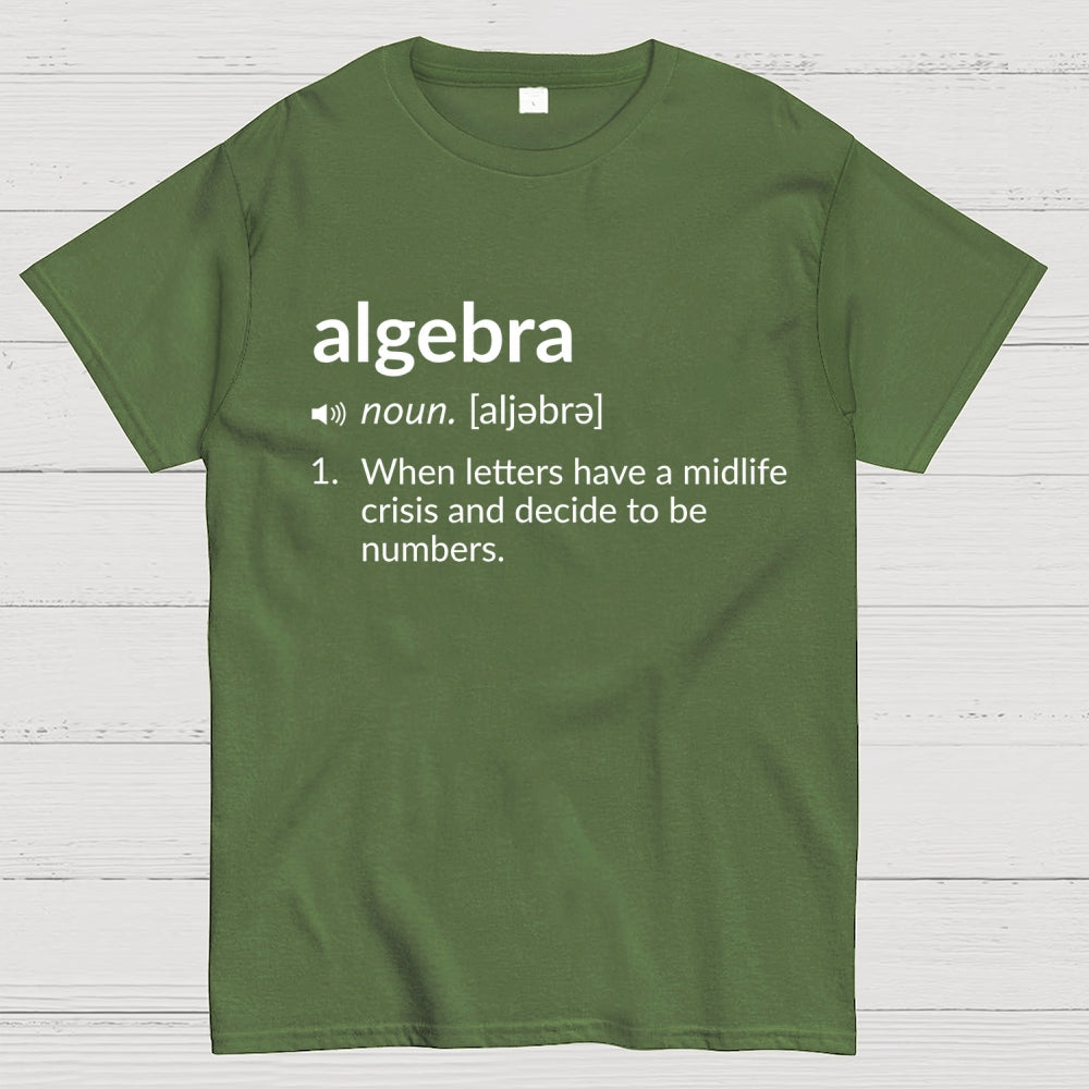 Funny Definition  Algebra Greeting  T-Shirt