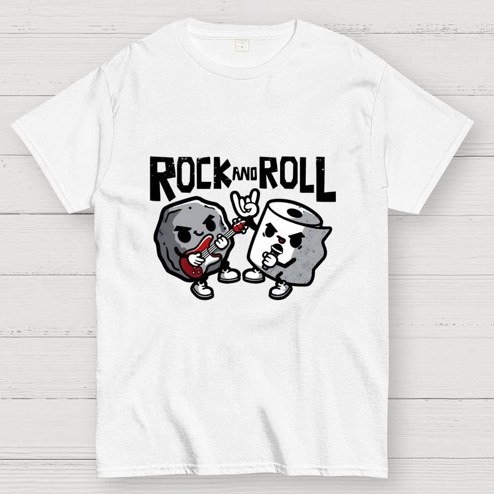 Rock and Toilet Roll  T-Shirt