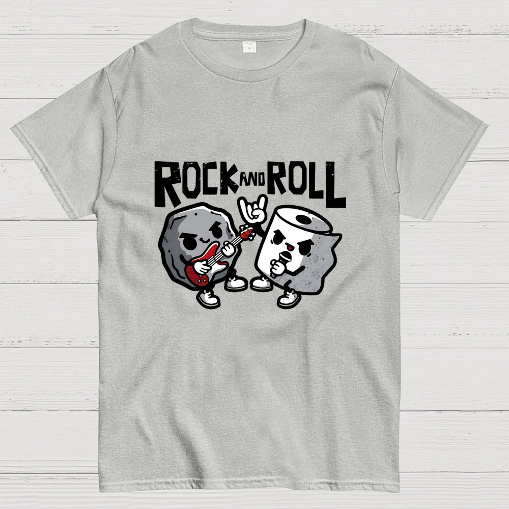 Rock and Toilet Roll  T-Shirt