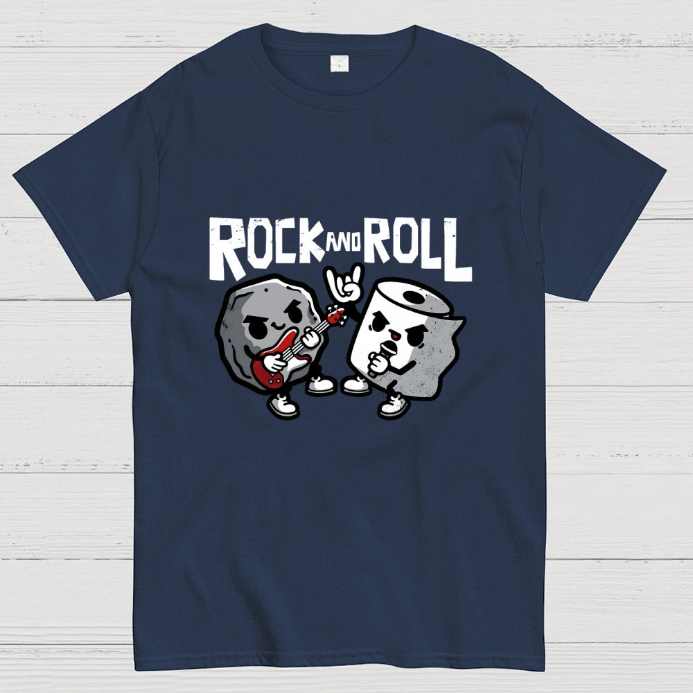 Rock and Toilet Roll  T-Shirt