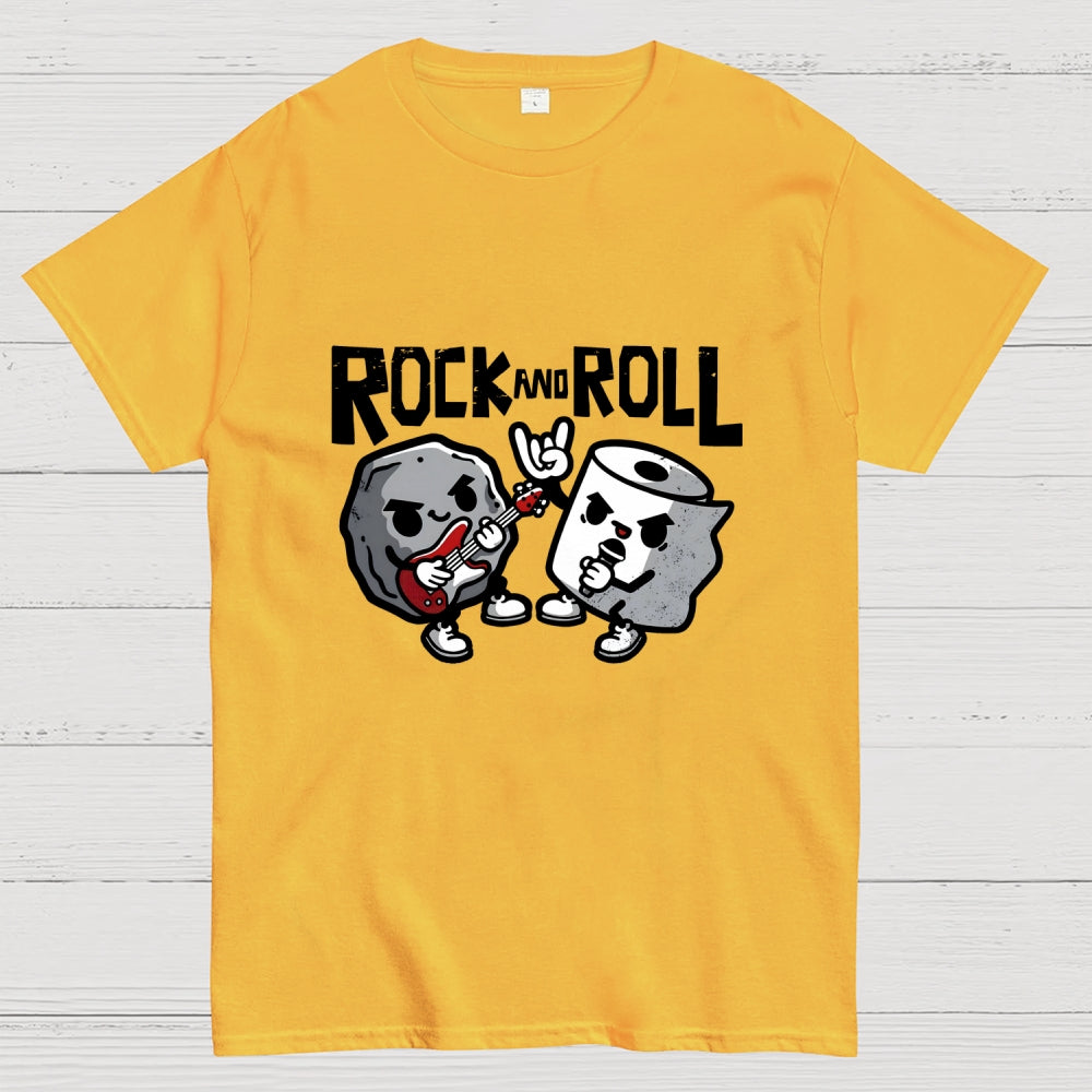Rock and Toilet Roll  T-Shirt
