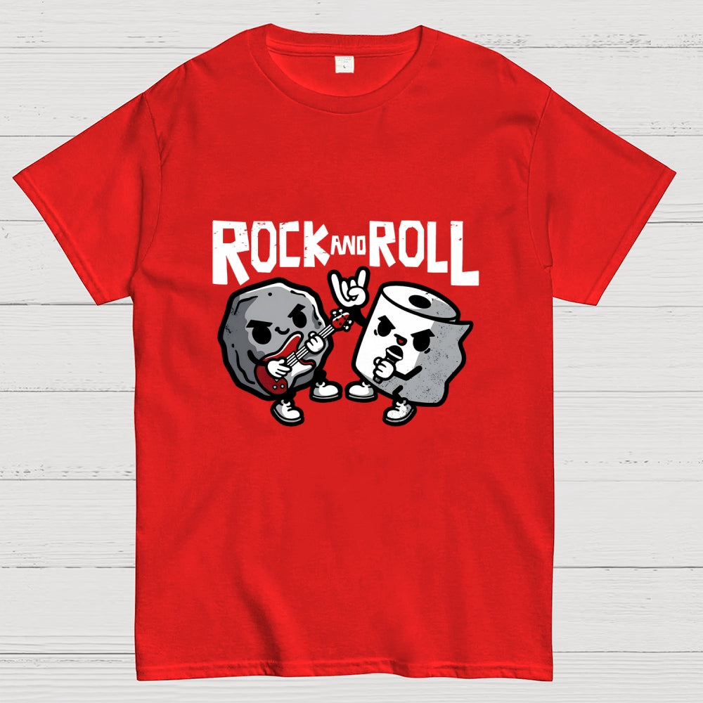 Rock and Toilet Roll  T-Shirt