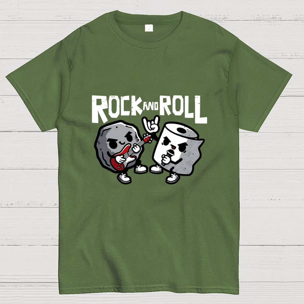 Rock and Toilet Roll  T-Shirt