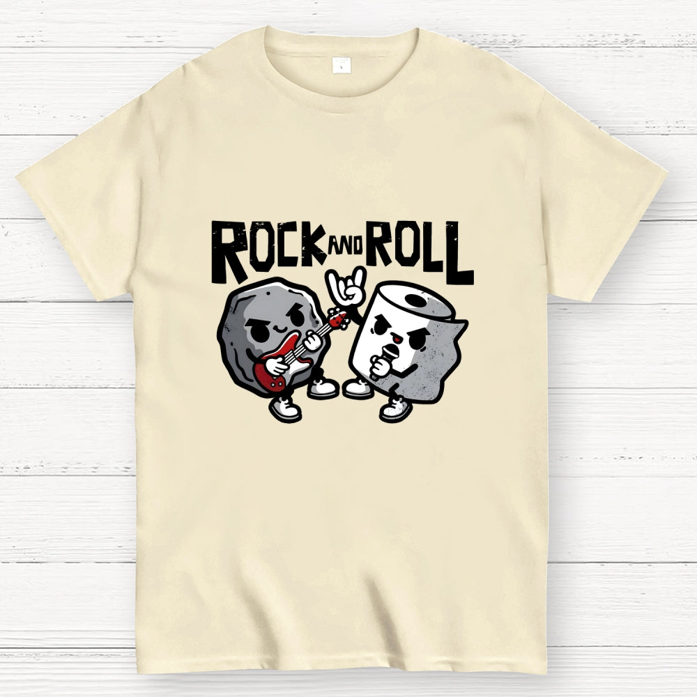 Rock and Toilet Roll  T-Shirt
