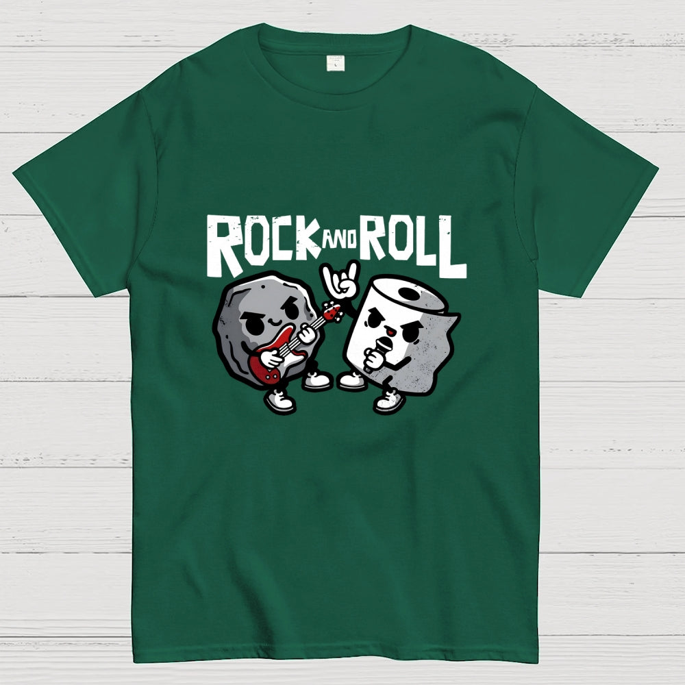 Rock and Toilet Roll  T-Shirt