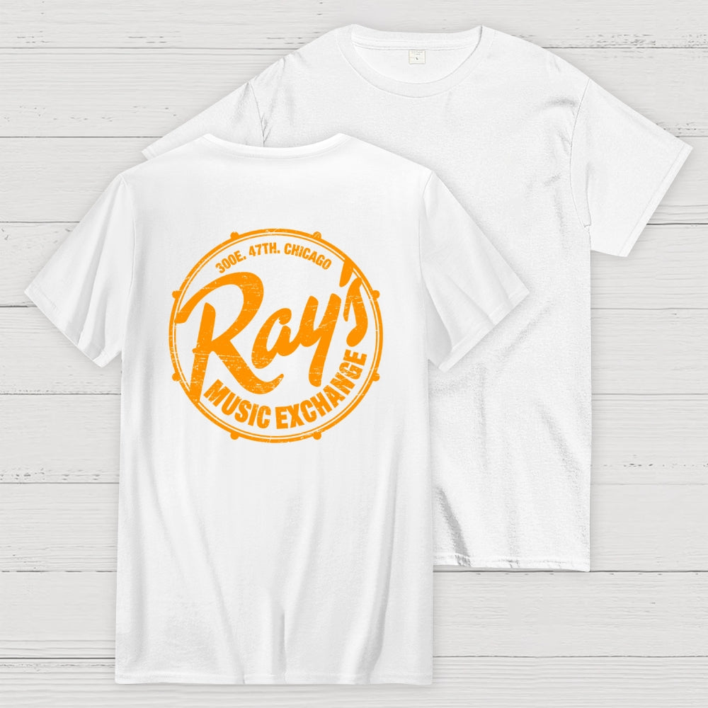 Ray’s Music Exchange Unisex Back Printing  T-Shirt