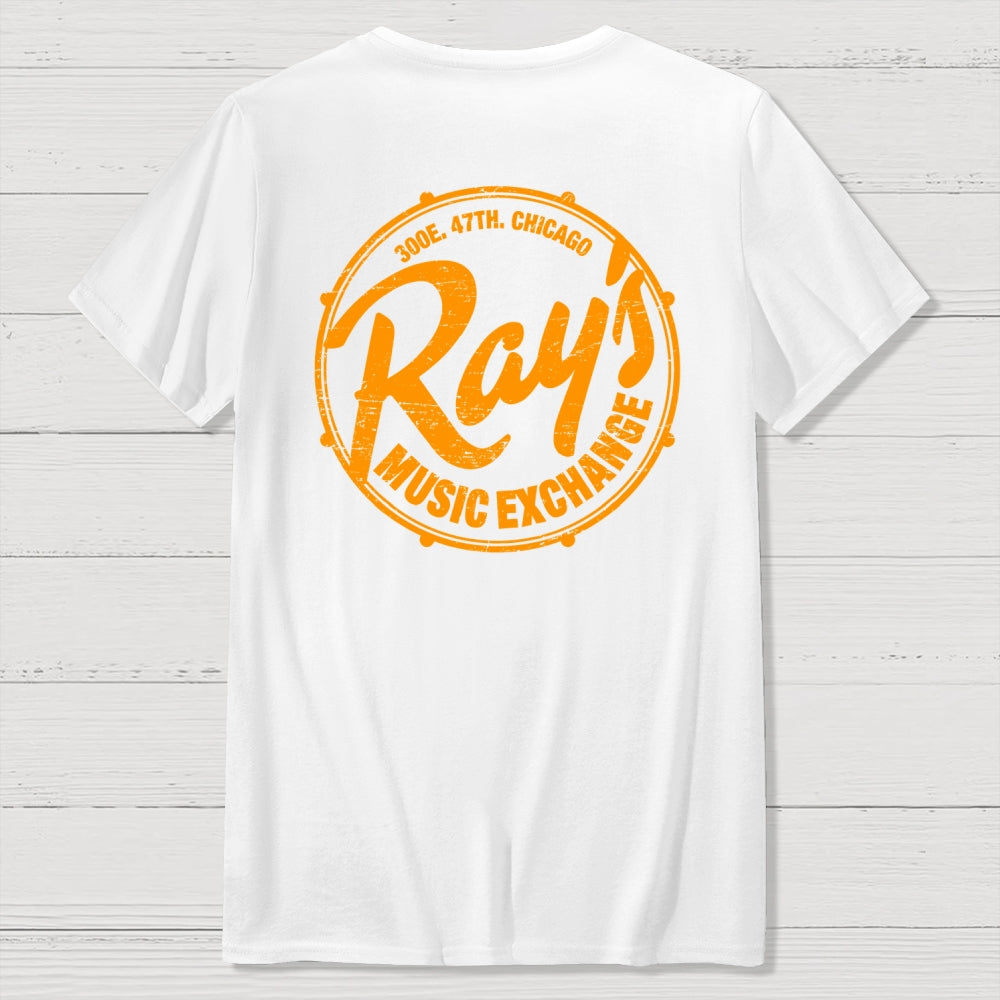 Ray’s Music Exchange Unisex Back Printing  T-Shirt