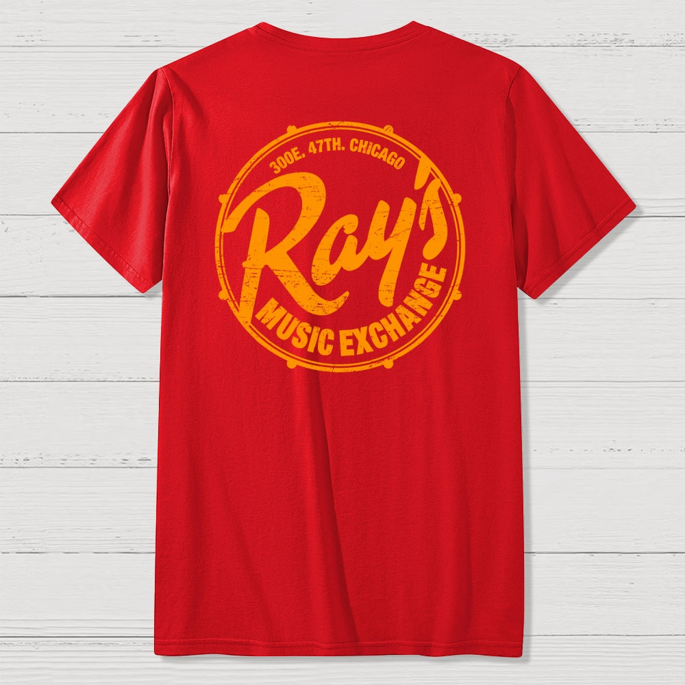 Ray’s Music Exchange Unisex Back Printing  T-Shirt