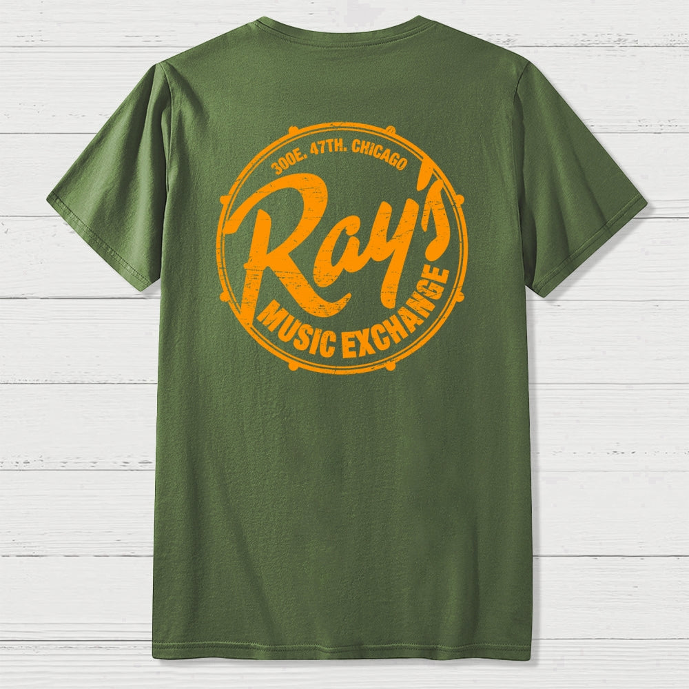 Ray’s Music Exchange Unisex Back Printing  T-Shirt