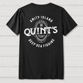 Jaws Quint's Deep Sea Fishing Back Printing  T-Shirt