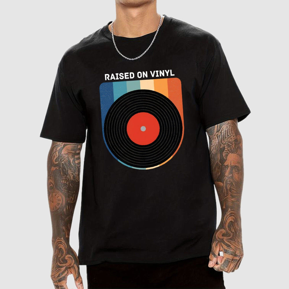 Raised On Vinyl  T-Shirt