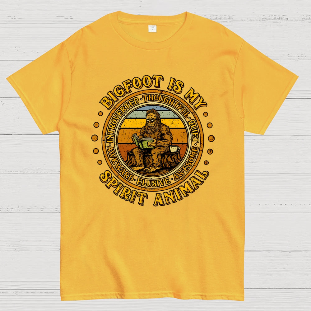 Bigfoot Is My Spirit Animal  T-Shirt