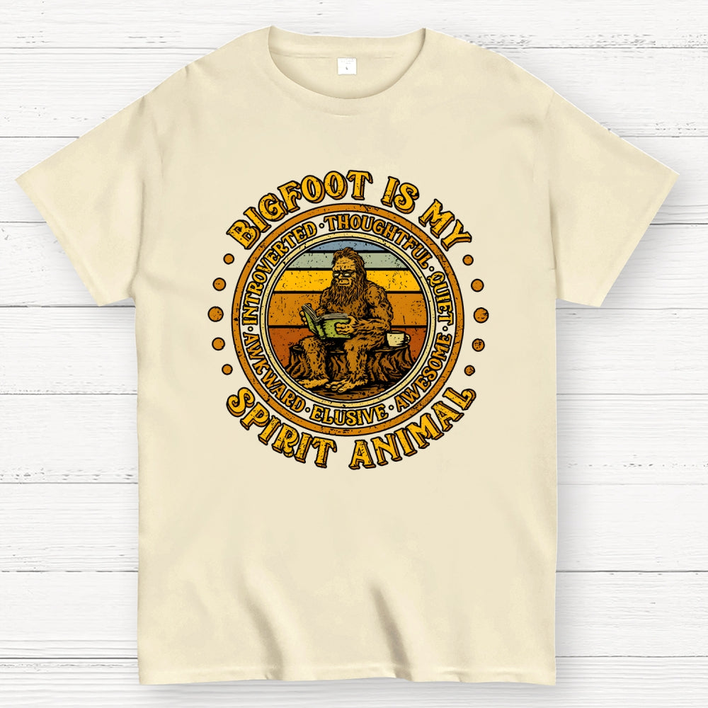 Bigfoot Is My Spirit Animal  T-Shirt