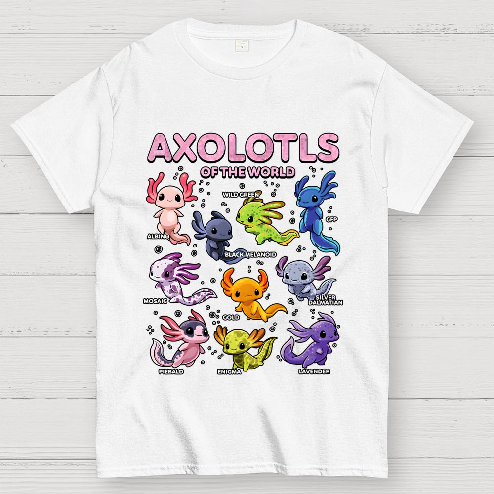 World Of Axolotls  T-Shirt