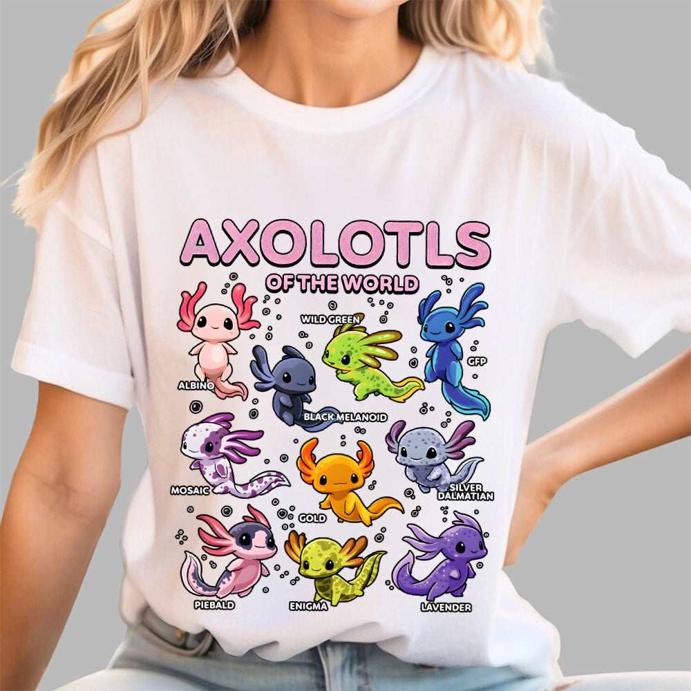 World Of Axolotls  T-Shirt