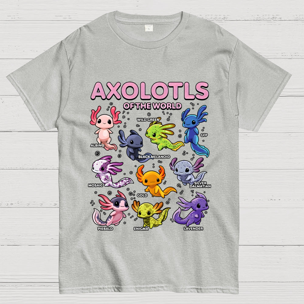 World Of Axolotls  T-Shirt
