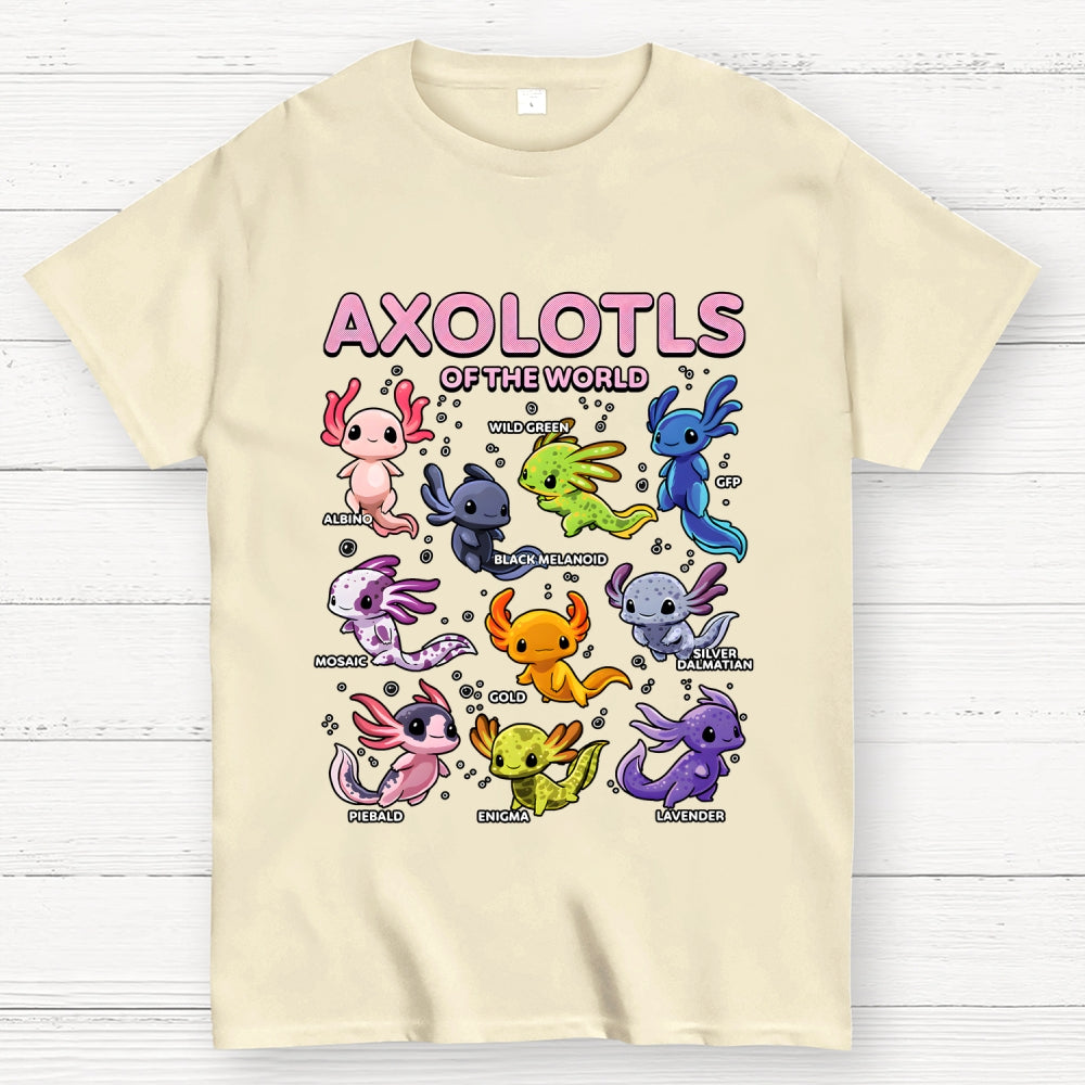 World Of Axolotls  T-Shirt