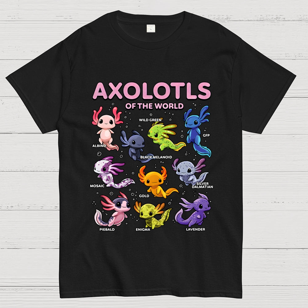 World Of Axolotls  T-Shirt