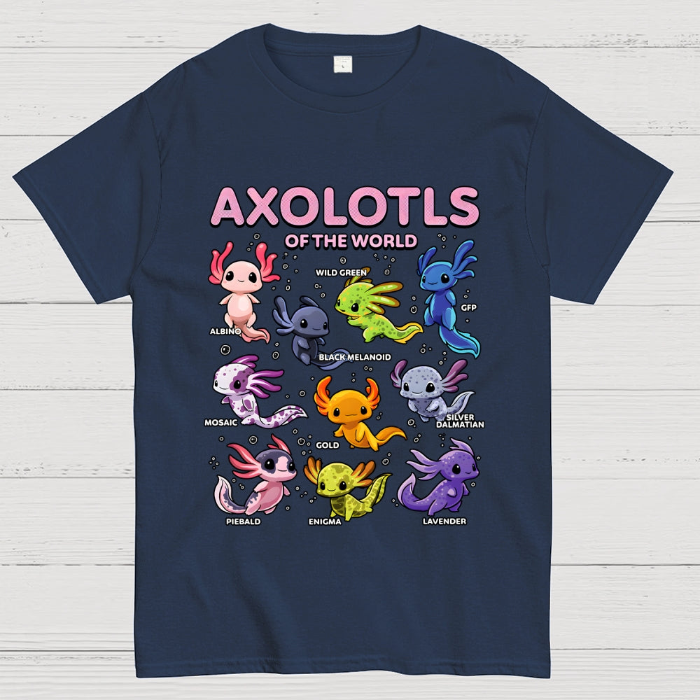 World Of Axolotls  T-Shirt