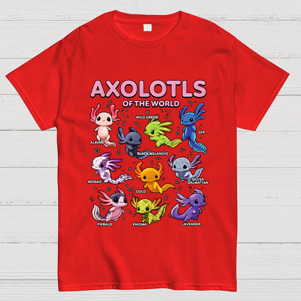 World Of Axolotls  T-Shirt