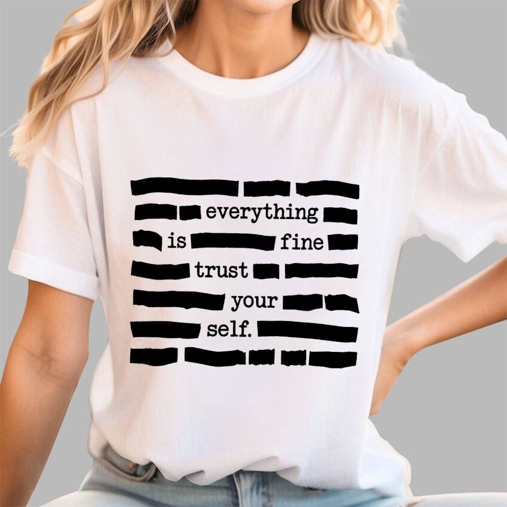 Funny Meme Everything Is Fine  T-Shirt