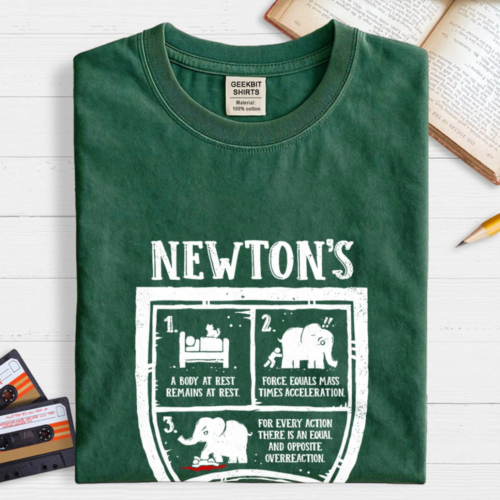 Newton's Law School  T-Shirt