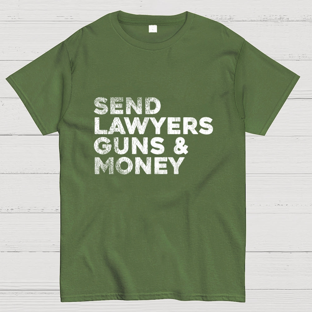 Send Lawyers Guns & Money Subdued  T-Shirt