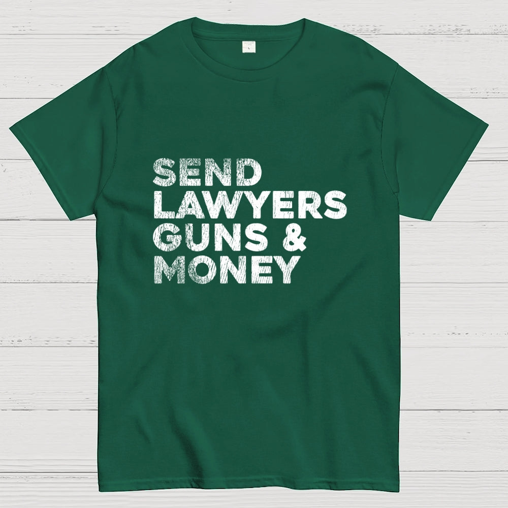 Send Lawyers Guns & Money Subdued  T-Shirt