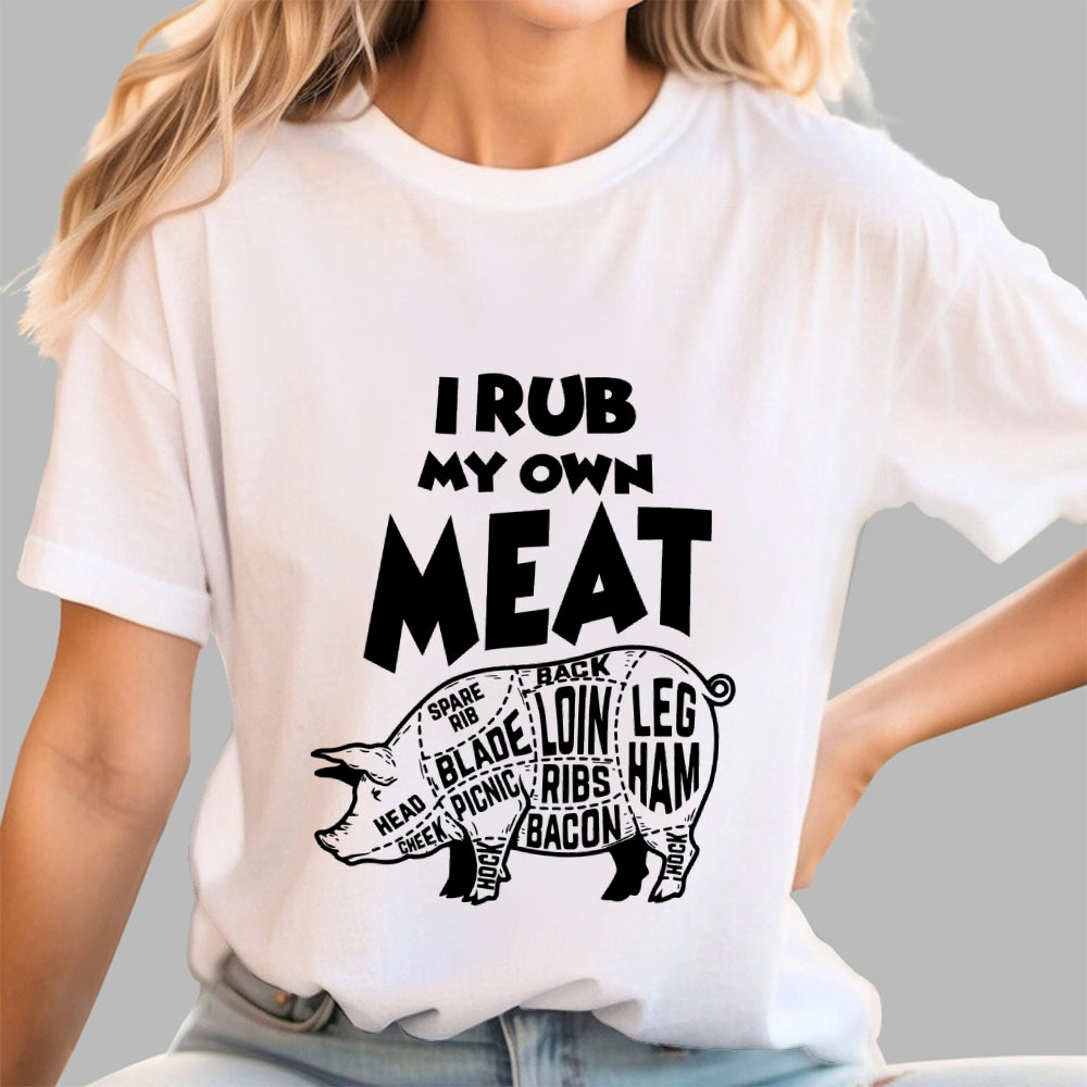 Rub My Own Meat Pig  T-Shirt