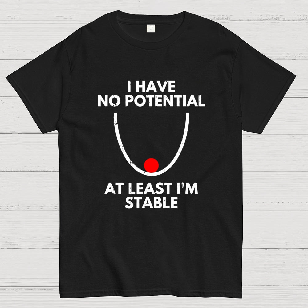I Have No Potential At Least I'm Stable  T-Shirt