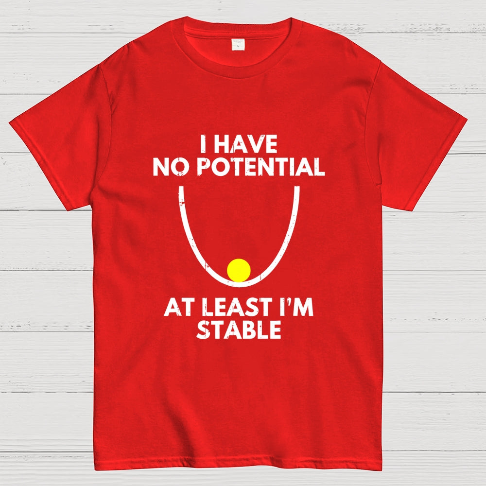 I Have No Potential At Least I'm Stable  T-Shirt