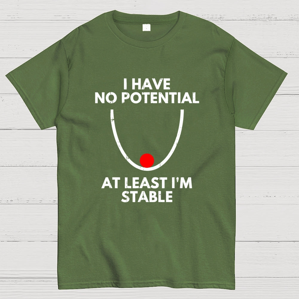 I Have No Potential At Least I'm Stable  T-Shirt