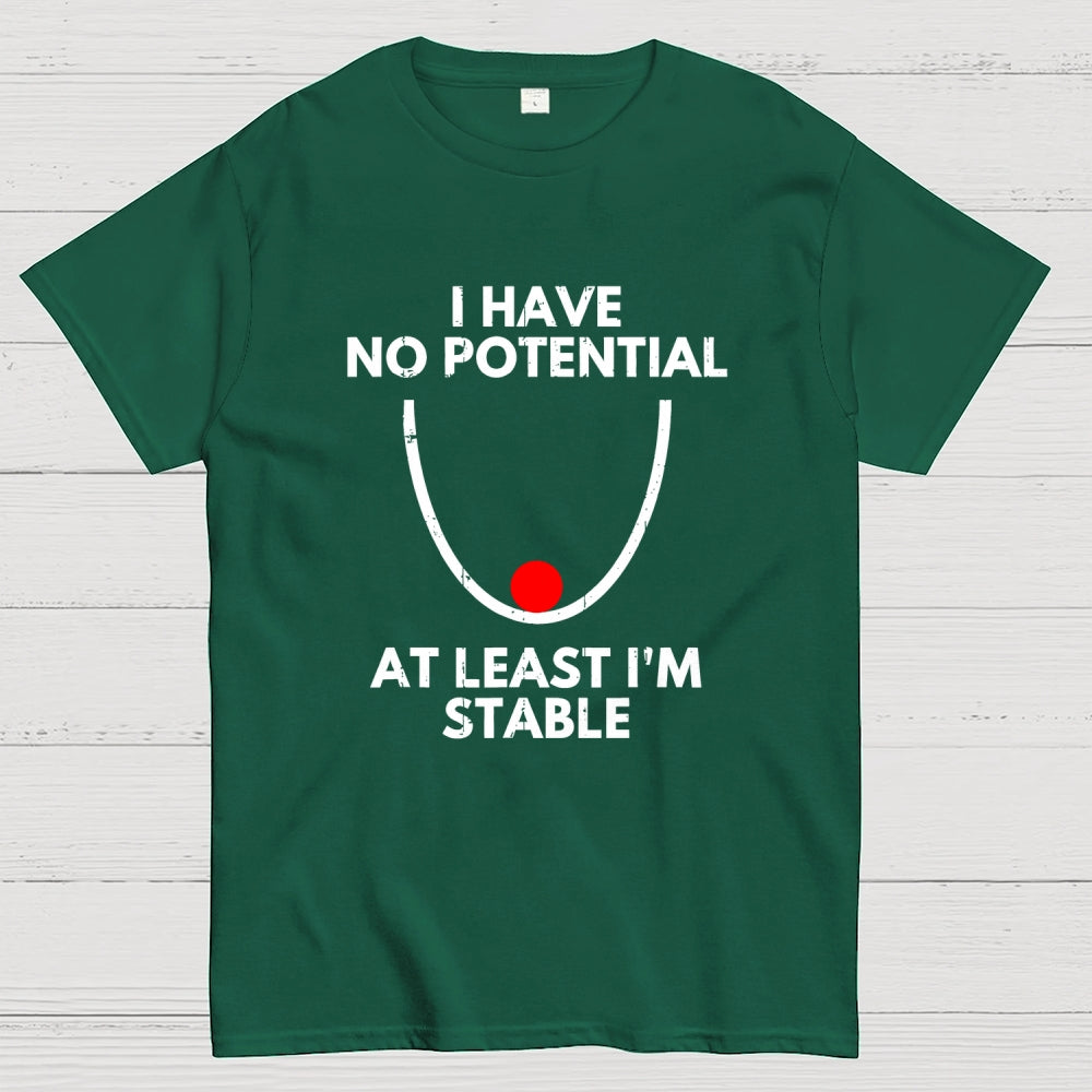 I Have No Potential At Least I'm Stable  T-Shirt