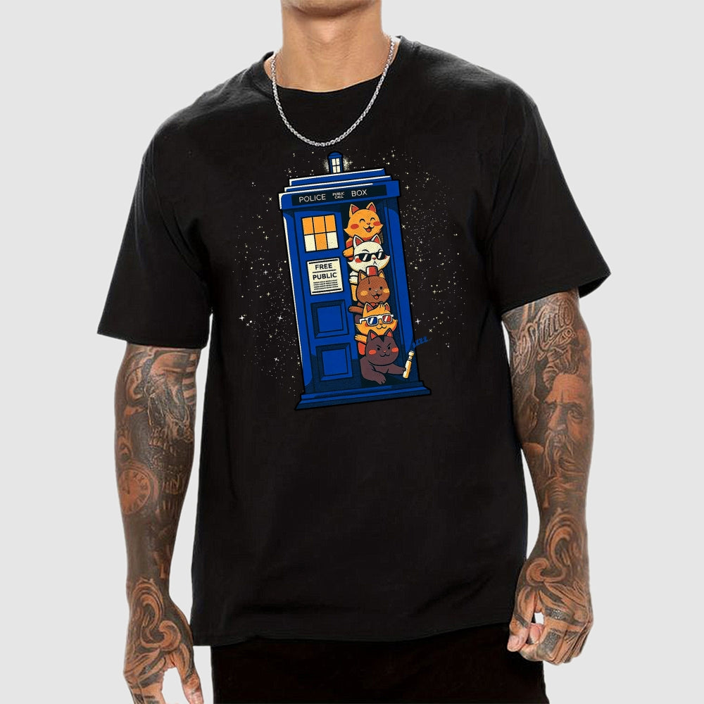 Tardis Cats  T-Shirt
