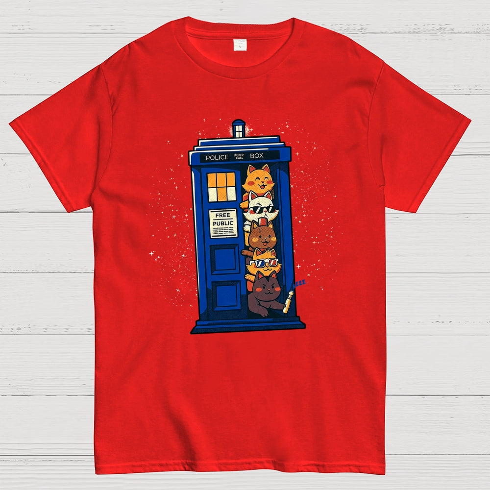 Tardis Cats  T-Shirt