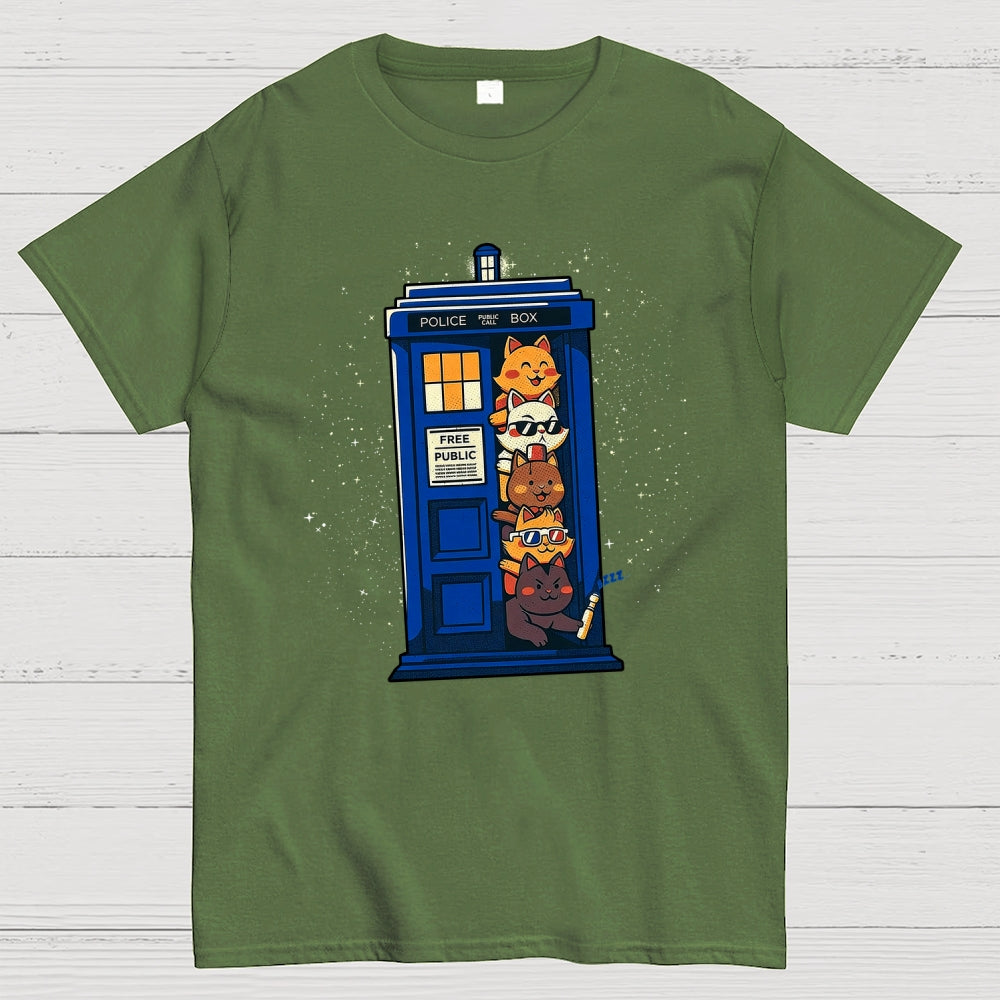 Tardis Cats  T-Shirt