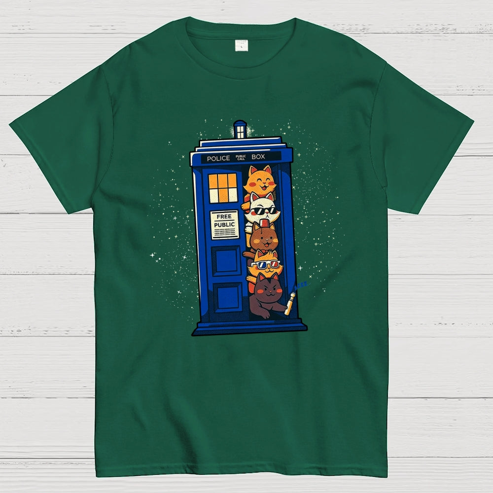 Tardis Cats  T-Shirt