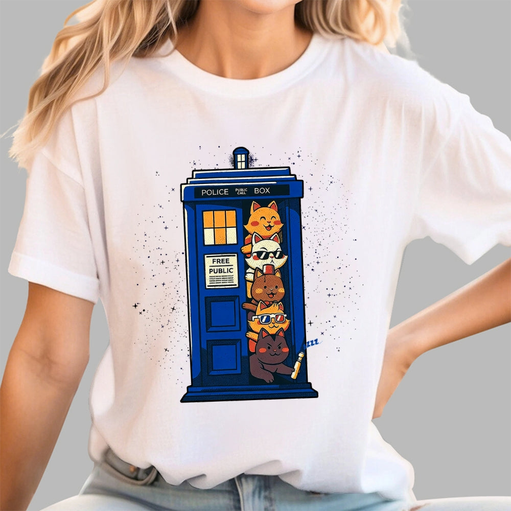 Tardis Cats  T-Shirt
