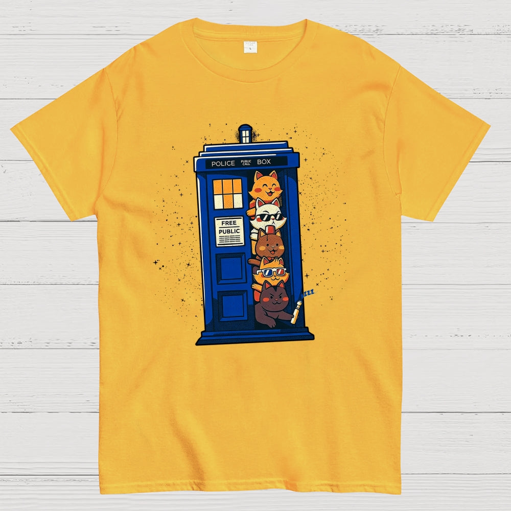 Tardis Cats  T-Shirt