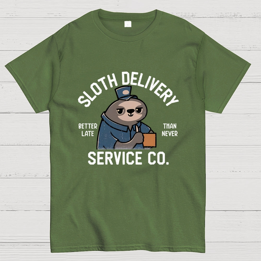 Sloth Delivery Service Co  T-Shirt