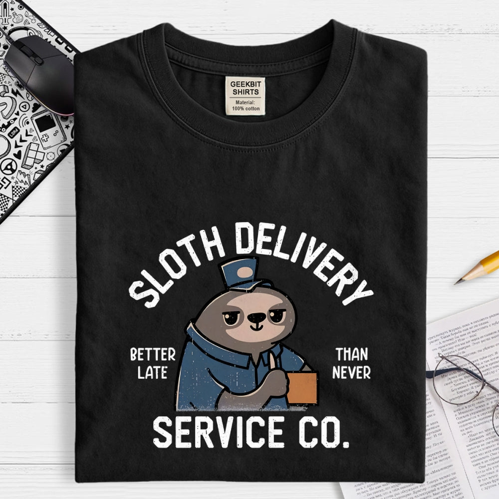 Sloth Delivery Service Co  T-Shirt