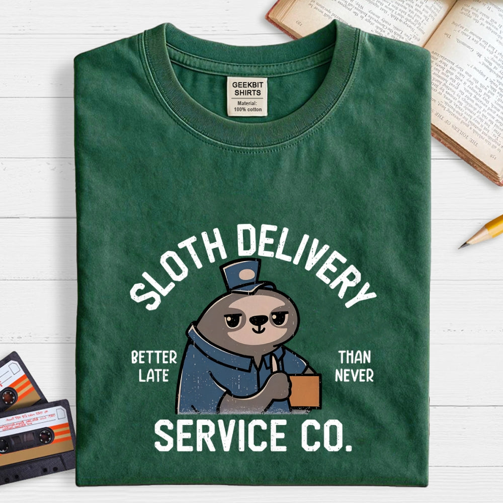 Sloth Delivery Service Co  T-Shirt